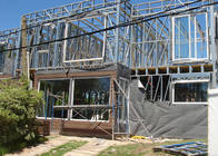 Villa légère de structure métallique de villa préfabriquée en acier contractée de style/construction préfabriquée