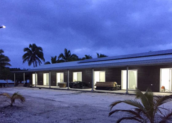Nouveau Deisgn 10 maisons légères préfabriquées de pavillon de cadre en acier de salles dans la norme d'AU/EU/US