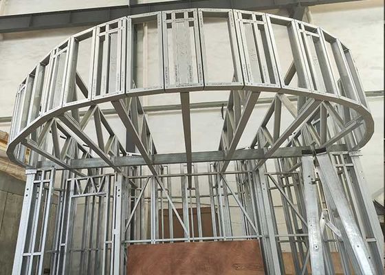 Modular Light Steel Modern Prefab Homes Round Pre Built Homes Dome Hotel Unit