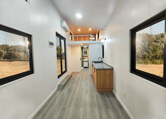 US Standard 2 Bedroom Prefabricated Tiny House On Wheels, Eco-Conscious Home