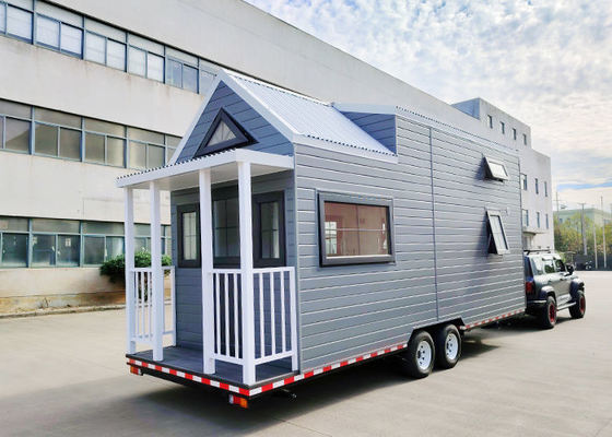Furnished Prefab Modular Tinyhouse On Wheels Easy Transport  Modern Tiny Home