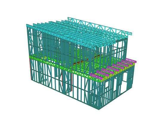 Modular Home Prefabricated House Construction Apartment Buildings With Light Steel Frame