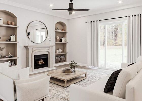 Luxury Single Family Light Steel Frame Home Inspired by Mediterranean Architecture