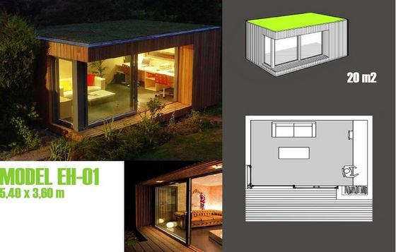 Light Gauge Steel Frame Prefabricated House Granny Falt Garden Studios