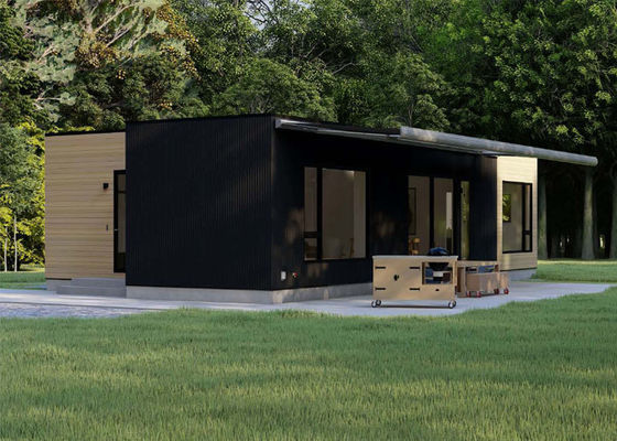 Des studios de jardinage contemporains de luxe des bâtiments préfabriqués en acier léger des bungalows