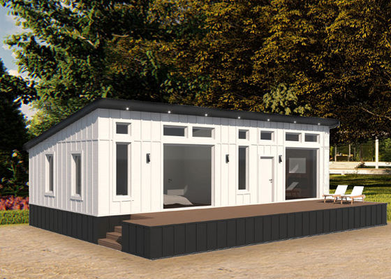 Maison de studio préfabriquée à ossature légère en acier, kits de maisons à ossature en acier pour construire une annexe