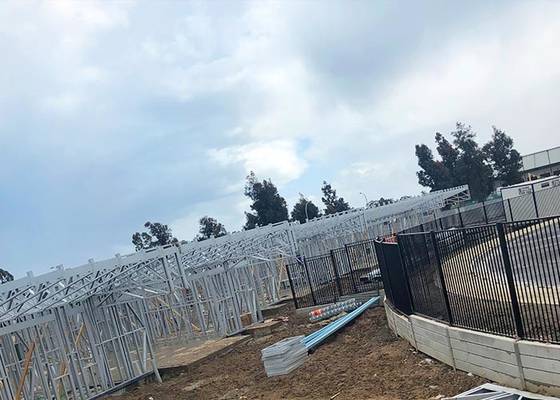 Chambre préfabriquée de panneau de ciment de fibre pour établir le cadre en acier léger à la maison