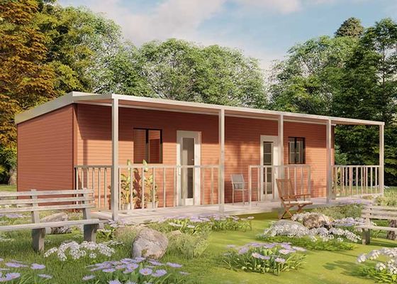 Maison préfabriquée Granny Flat en ossature légère en acier, kits de maisons mobiles pour la construction, charpente de maison​