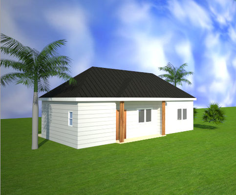 AS/US Structure en acier léger Maison modulaire unifamiliale Logement intégré préfabriqué