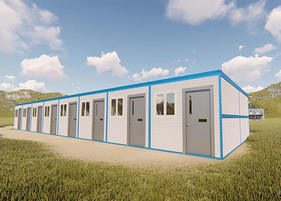 Maison modulaire maison préfabriquée conteneur pliable maisons 20FT 40FT pour un hangar d'urgence abordable