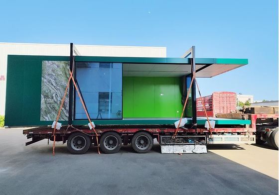 Petite maison cabane design retraite durable préfabriqué ossature acier léger studio de jardin