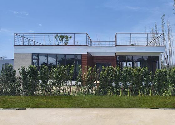 Maison préfabriquée de plain-pied avec ossature métallique légère – Solutions modulaires de bureaux et de cabines