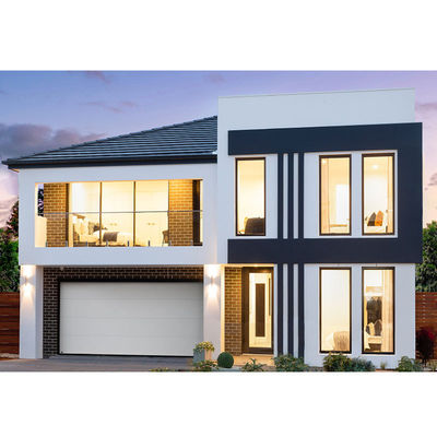 Maison prête à l'emploi avec les cabines standard du système d'approvisionnement en eau 2PAC et le panneau 