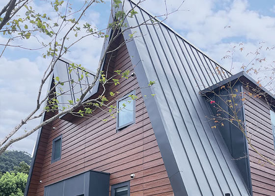 Maison préfabriquée de design en bois résistant aux cyclones Bungalow maison modulaire