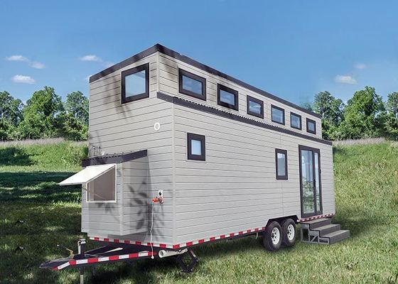 Des petites maisons préfabriquées élégantes sur roues: Des modèles de petites maisons modernes avec remorque pour Airbnb