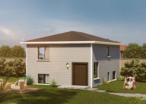 Abri d'urgence portable déployable, maison pliable en acier léger