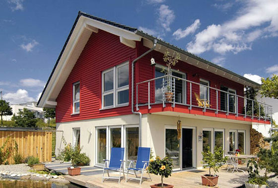 Chambres modulaires de luxe en acier préfabriqué avec cadre en acier léger