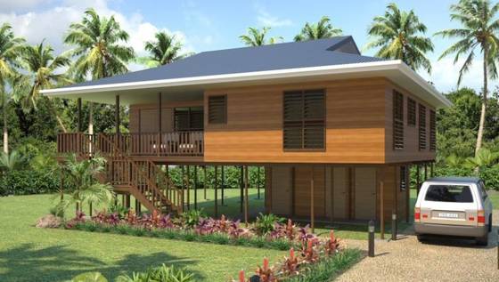 Prefab Wooden Houses Fast Assemble Light Steel Frame Beach Bungalows Tiny House