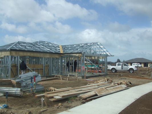 Maison préfabriquée durable, conception professionnelle de maisons à ossature métallique légère pour l'Australie