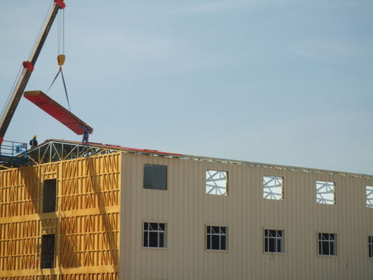 Immeubles d'appartements préfabriqués en acier léger, kits de maisons portables en panneaux