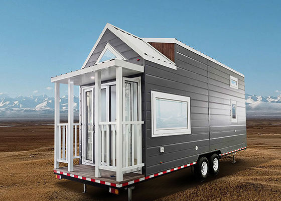 Options personnalisées Mini-maison remorquante Mini-maison préfabriquée sur roues