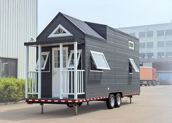 Mini-remorque de voyage maisons minuscules maisons sur roues avec chambre à coucher salle de bain
