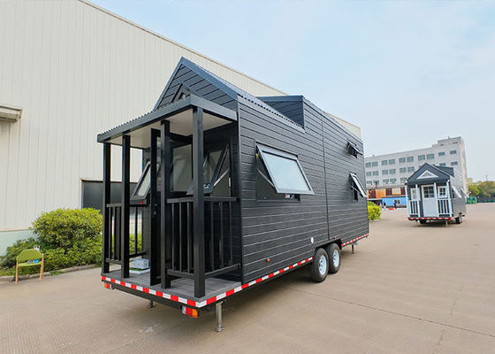 Design élégant Innovateur 2 chambres Petite maison sur roues Mobile Vtiny cabines