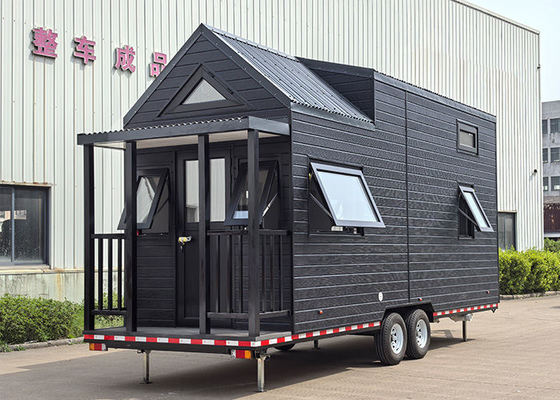 Australie Standard Mobile préfabriquéTiny maison sur roues Cabine de remorque pour le jardin Airbinb