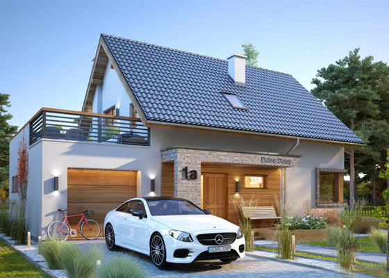 Logements LGS: maisons préfabriquées modernes en acier maison de luxe avec 4 chambres