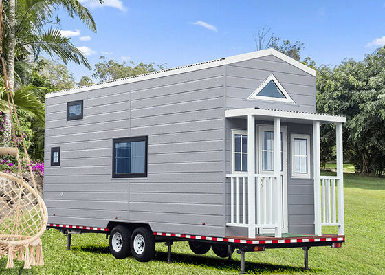 Maison minuscule Maison mobile prête à être expédiée Roue sur roues Voiture Container de voyage Floride