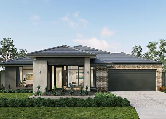 États-Unis Famille unique maison préfabriquée modulaire et légère étalon en acier