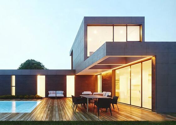 Villa en acier préfabriquée à structure métallique légère à plusieurs étages certifiée ICC-ES