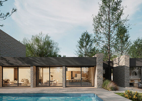 ICC-ES Certification Luxury Two-storey Modular Home Modern Mobile Prefab Light Stee  kits