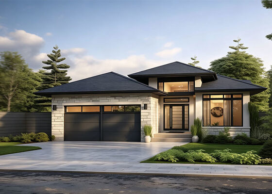 Villa légère en acier standard AS/US | Manoir de luxe préfabriqué unifamilial