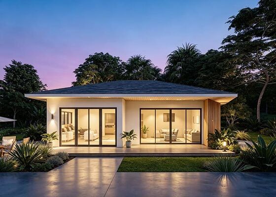Construction de bâtiments modulaires préfabriqués de luxe