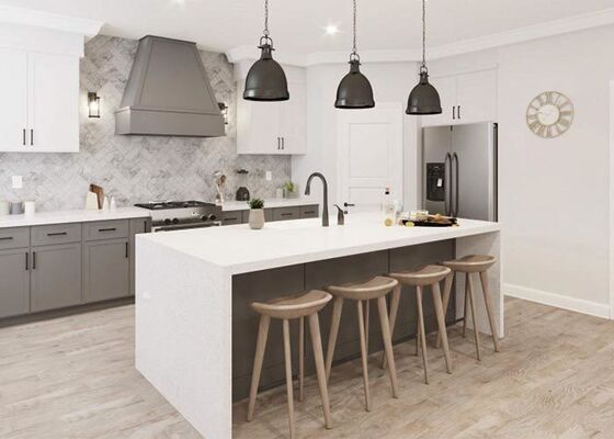 Luxury Single Family Light Steel Frame Home Inspired by Mediterranean Architecture