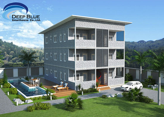 Structure de cadre en acier léger Appartements de dortoirs SOHO préfabriqués Bâtiments sur mesure à vendre