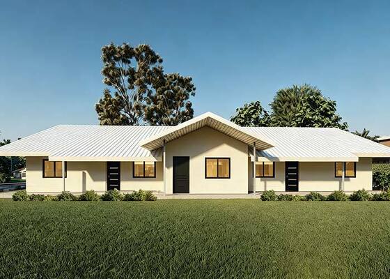 Prefabricated Light Steel Luxury Villa Ottoville House | Coastal Home for American Samoa