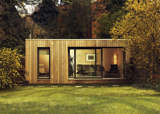 AS / NZS Lgs cadre préfabriqué de jardin Studio maison en bois Kit avec revêtement murale en WPC