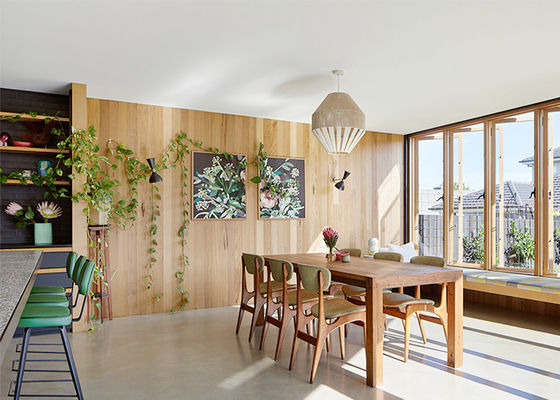 Cook Islands Prefab Bungalow Homes Light Gauge Steel Frame Material Energy Saving