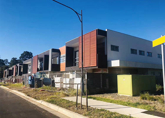 Maison préfabriquée standard australienne maison en acier léger maison de cadre kits maison modulaire