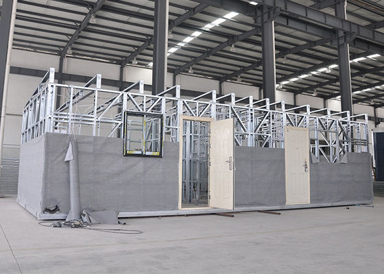 Chambres en acier léger Mobiles Conteneurs modernes Chambres préfabriquées Chambres blanches à une couche