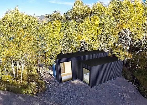 Maison à panneau sandwich préfabriqué de haute qualité Structure en acier Unité hôtelière préfabriquée