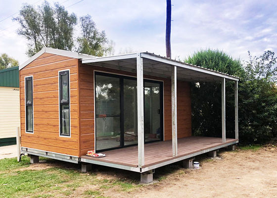 Bungalow en structure légère en acier pour maison de retraite en Australie, maison mobile solide avec panneaux sandwich