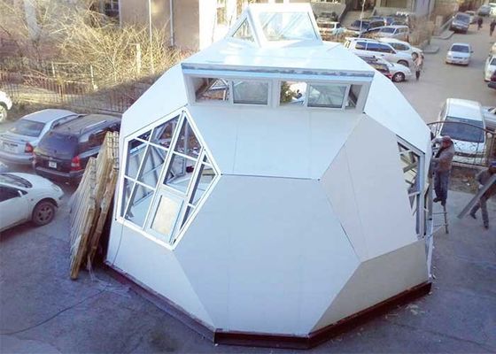 AS/NZS Standard Bungalow Mini-maison préfabriquée moderne Dôme préfabriqué Chalet Maison de football