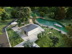 Appartement australien léger de mamie de structure métallique/Chambre pliable avec le poids léger