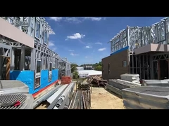 Économie d'énergie à prix abordable Maison préfabriquée Structure en acier Villa cadre plaque de fond