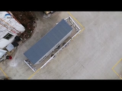 Petite maison préfabriquée avec une porte en aluminium, climatisation optionnelle