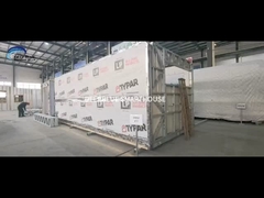 Des maisons mobiles préfabriquées écologiques blanches / des maisons mobiles en bois d'acier léger