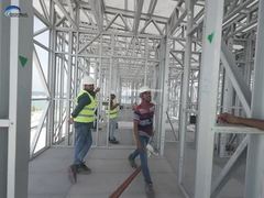 Cadre en acier léger maisons préfabriquées jardin studio design moderne petites maisons